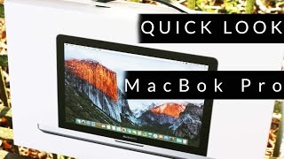 QUICK LOOK 13 inch Apple MacBook Pro i5 [upl. by Gaven313]