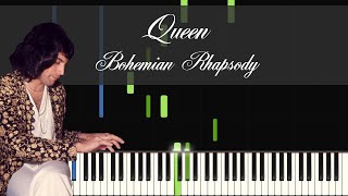 Queen  Bohemian Rhapsody  Piano Tutorial  How to play the piano part [upl. by Helbonnas]