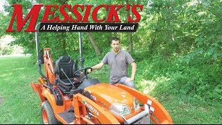 Kubota BX25 Tractor Loader Backhoe Overview  Messicks [upl. by Leotie]