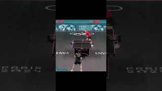 Cheng Meng vs Sun Yingsha best point paris2024 chengmeng sunyingsha wtt tabletennis short [upl. by Fishback939]