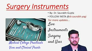 Surgery Instruments Fast Revision Practicals Viva SMS  Quick Review  Basic general surgery Part1 [upl. by Nomal]