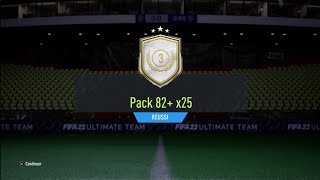 FIFA 22  PACK 82 X25  3 JETONS ÉCHANGE ICÔNE SWAP [upl. by Vincent341]