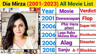 Dia Mirza All Movie list 20012023 Flop and hit All Movie list Dia Mirza All Movie name Dia Mirza [upl. by Laerdna850]