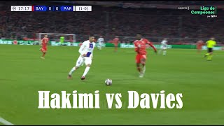 HAKIMI VS DAVIES  Wingback BATTLE [upl. by Acireit84]