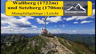 Aufstieg zum Wallberg 1722m und Setzberg 1706m  Mangfallgebirge  Komplett ohne Bergbahn [upl. by Llennor]