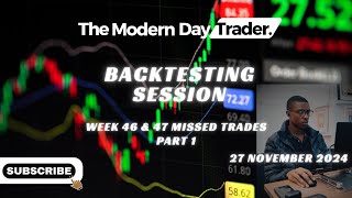 Backtesting With Sam  Week 46 amp 47 Missed Trades  Part 1  Alpha Capital 100k Challenge [upl. by Kuhn]