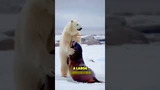 Unbelievable bear 😱😱😱 bear polarbear quotes animals motivation wildlife trendingshorts [upl. by Dalston]