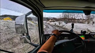 Delivery to Finnsnes POV Truck Driving Norway 4K60 Volvo FH540 [upl. by Venu]