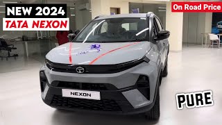 New Tata Nexon Pure 2024 Model  2024 Nexon Base Model  Tata Nexon 2024 New Model [upl. by Megargee]