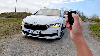 2024 Skoda Superb 20 TDI 150 PS POV Drive on German Autobahn  HIGHSPEED [upl. by Noby]