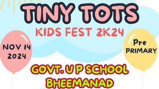 TINY TOTS  KIDS FEST 2k24  14 NOV 2024 [upl. by Eitsyrc]