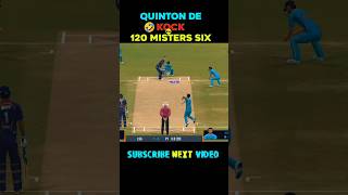 Quinton De Kock 120 Miters Six dekock six rc24 [upl. by Imrots]