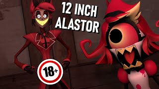 12 INCH ALASTOR  HAZBIN HOTEL  Fanmade 3D Animation [upl. by Ainatnas127]