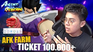 How To AFK Farm Macro Tiny Task 10000 Tickets On Anime Reborn  Roblox [upl. by Aisemaj]