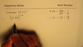 Evaluate Decimal Exponent of Decimal Number [upl. by Anwadal]