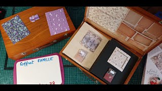 Coffret de famille albums photos scrap [upl. by Nuahsyd]