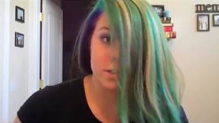 Manic Panic Hair Dye Review amp Tutorial [upl. by Stanislaw]