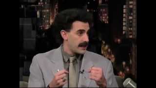 David Letterman Borat Full Interview The best english comedy [upl. by Goer368]