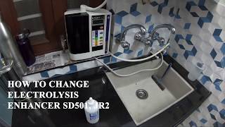 How to change Electrolysis Enhancer in Enagic Kangen water sd501 and JR Machine  Hindi [upl. by Buddy520]