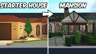 RENOVATING the STARTER MANSION in BLOXBURG [upl. by Jacob595]