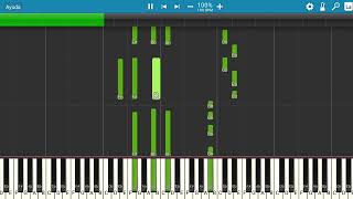 Los Ronisch  Amigos Traigan Cerveza  Piano Tutorial  Midi [upl. by Modestia]