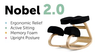 NOBEL 20  Ergonomic Kneeling Chair for Upright Posture [upl. by Ioj]