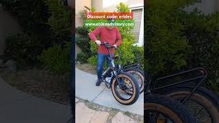 Luckeep X1 Pro Folding Dual Batteries Electric Bike ebike [upl. by Aisatsana685]