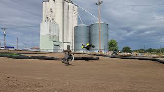 Turkey Buzzard Speedway in Hill City KS small offroad track built inside of a dirt oval [upl. by Orelu]