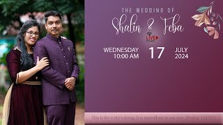 SHALIN amp FEBA  WEDDING [upl. by Bilski]