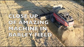 Amazing Machine in Barley Field [upl. by Lore]