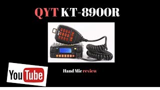 QYT 8900R mic review [upl. by Anyzratak]