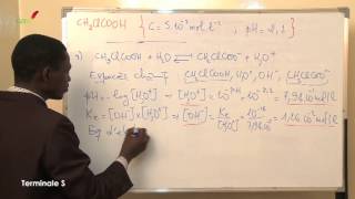 Exercices  Terminale  Physique Chimie  Solution Aqueuse Acide faible et Mélange [upl. by Heiner167]