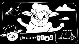 Soy una Ovejita 🐑✨ Estimulación Visual en Blanco y Negro para Bebés  In Christ Kids Sensorial [upl. by Nnaasil]