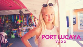 PORT LUCAYA FREEPORT BAHAMAS VLOG  MOMENTSBYANNA X JULIAMELLORT [upl. by Aicert]