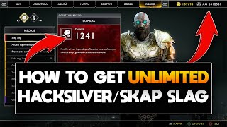 How to get UNLIMITED Hacksilver and Skap Slag  God of War 2018 [upl. by Sel262]