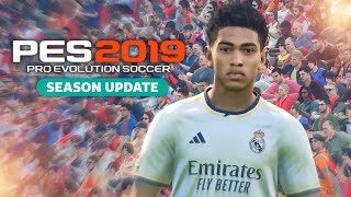 PES 2019 BEST PATCH 2023 AIO  الباتش الخرافى لتحويل لعبة بيس 2019 الى بيس 2023 [upl. by Etteyafal213]