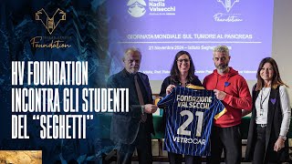 Hellas Verona Foundation e Fondazione Valsecchi incontrano gli studenti dellIstituto Seghetti [upl. by Xxam962]