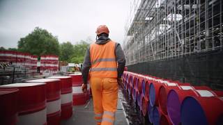 Christo and JeanneClaude · The London Mastaba [upl. by Ahsieki834]