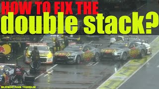 Pit Lane Double Stacking Rule Change  V8 Supercars Torque [upl. by Ennagem862]