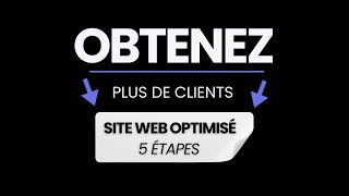 5 étapes pour attirer plus de clients locaux via votre site web [upl. by Savannah]