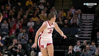 Nebraska Womens Basketball Highlights vs Maryland  Big Ten Tournament Semifinals [upl. by Ahtera]