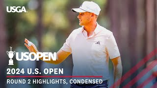 2024 US Open Highlights Round 2 Condensed [upl. by Amorete]