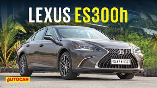 Lexus ES 300h review  Sharp cut sedan gets updates  First Drive  Autocar India [upl. by Eyssej314]