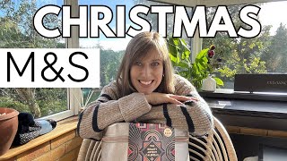 MARKS AND SPENCER CHRISTMAS 🎄 MampS Home Food Gifts 2023  Emily London [upl. by Eirovi223]