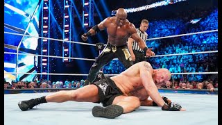 Brock Lesnar vs Bobby Lashley  No Holds Barred Battle at WrestleMania  WWE Full Match 🔥 [upl. by Kablesh551]