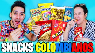 PROBANDO SNACKS COLOMBIANOS CON MAMA ARTIST  HaroldArtistPlay [upl. by Balliol853]