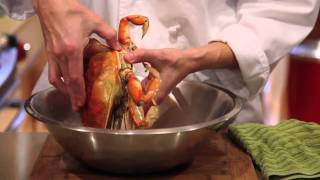 How to cook and clean a Dungeness crab [upl. by Suiratnod]