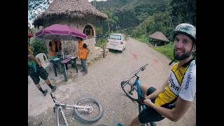 Death Road Bolivia Downhill Mountainbike Ride  Biking Yungas Road [upl. by Acinna]