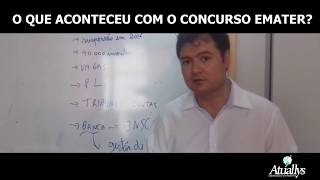 O que aconteceu com o Concurso da EmaterMG [upl. by Malonis]