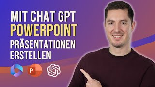 MIT CHATGPT POWERPOINT PRÄSENTATIONEN ERSTELLEN  Weniger Arbeit mit ChatGPT PowerPoint amp Designer [upl. by Grosberg23]